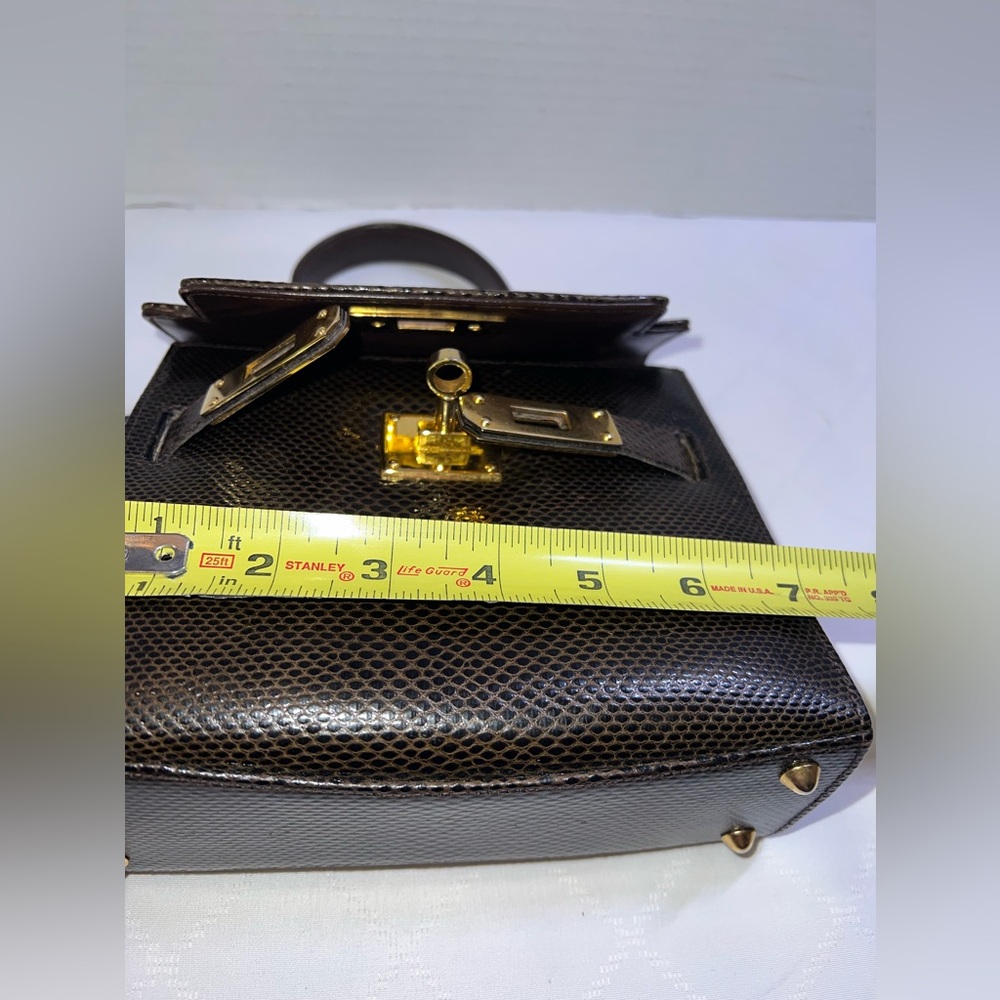 🔥🔥🔥 Finesse La Model Kelly Mini Lizard Handbag - Picture 9 of 16